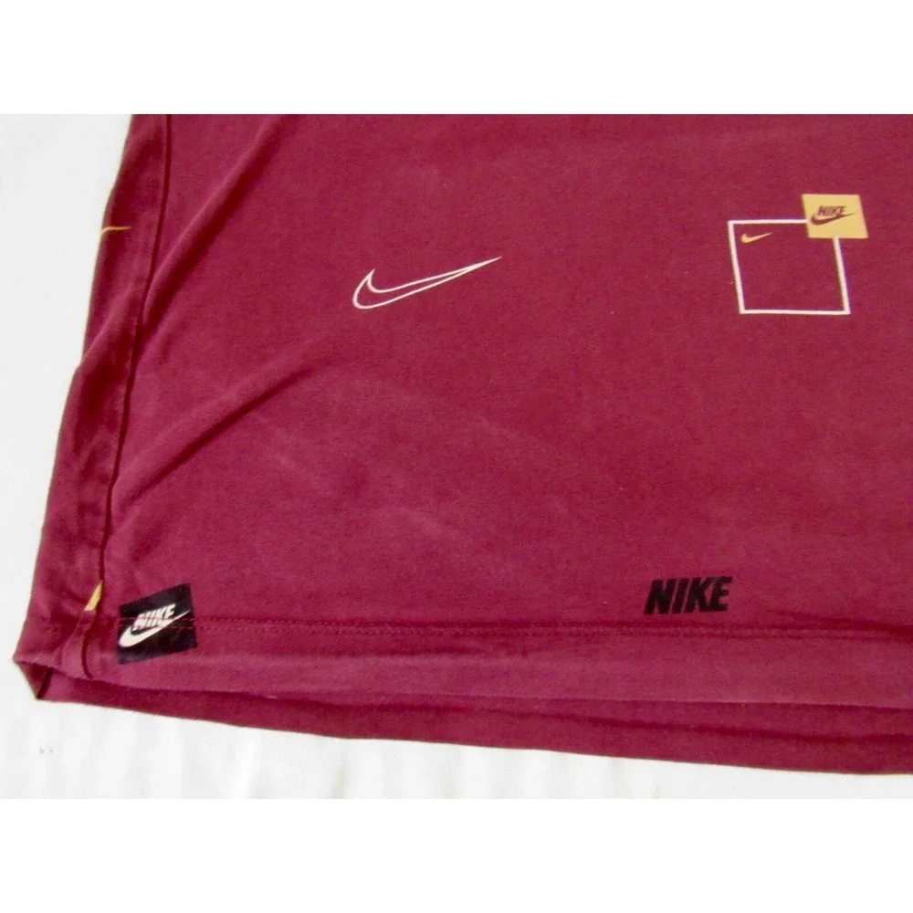 Nike Tee 100%‎ Cotton All Over Short Sleeve T-Shirt Men's M